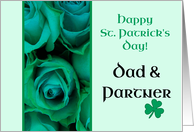 Dad & Partner Happy St. Patrick’s Day Irish Roses card