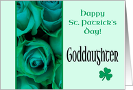 Goddaughter Happy St. Patrick’s Day Irish Roses card