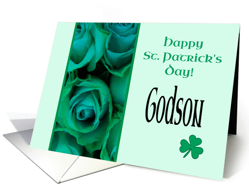 Godson Happy St. Patrick's Day Irish Roses card (1221692)