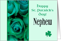 Nephew Happy St. Patrick’s Day Irish Roses card