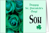 Son Happy St. Patrick’s Day Irish Roses card