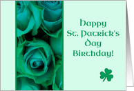 Birthday on St. Patrick’s Day Irish Roses card