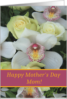 Mom, Happy Mother’s Day Card - Orchid card