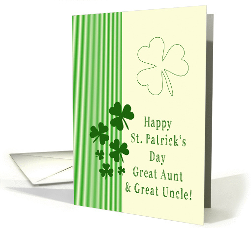 Great Aunt & Great Uncle Happy St. Patrick's Day Irish... (1223362)