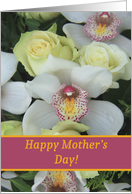 Happy Mother’s Day Card - White Orchid card