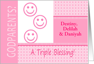 Triplet Girls Pink...