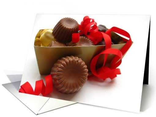 valentine chocolates for you card (546600)