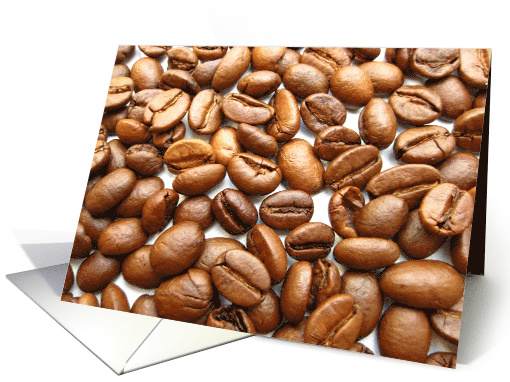 Coffee Beans Blank Any Occasion card (552697)