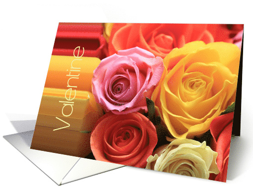 Valentine roses card (554529)
