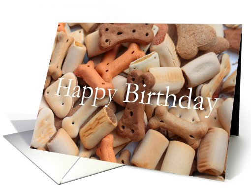 dog biscuits card (557112)