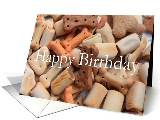 dog biscuits card (557113)