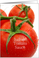 Italian Tomato sauce recipe card