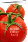 Italian Tomato sauce recipe card