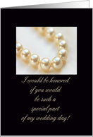 pearls - bridesmaid...