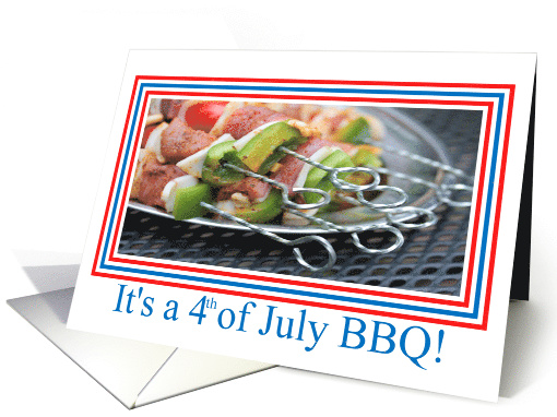4th of July Barbecue Invitation card (592347)