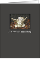 Dutch Sympathy Guardian Angel card