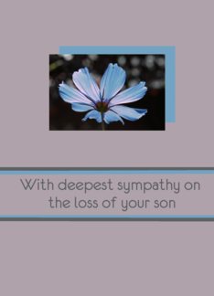 loss of son blue...
