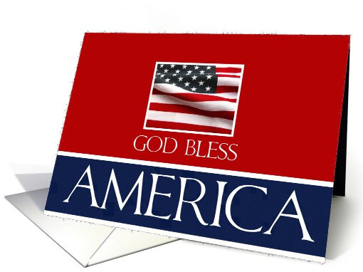 Patriot Day God Bless America - In Remembrance card (658197)