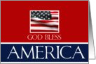 Patriot Day God Bless America - In Remembrance card