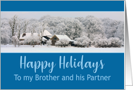 Brother & Partner Winter Wonderland Happy Holidays card