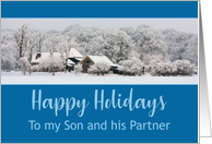 Son & Partner Winter Wonderland Happy Holidays card