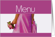 Wedding Dinner Menu...