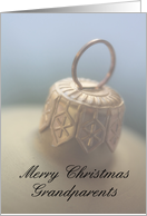 Merry Christmas Ornament card for grandparents card