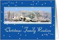 Christmas Family Reunion Invitation card