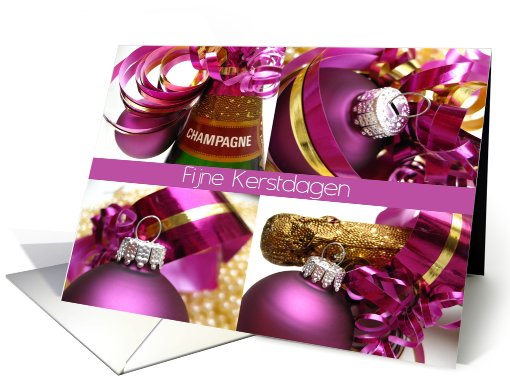 dutch - purple christmas collage card (708061)
