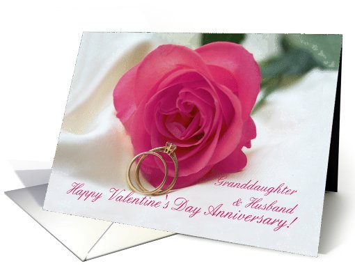 granddaughter & husband Pink Rose and Ring Valentines Day... (754063)