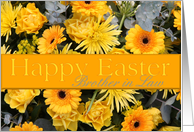 Brother in Law Yellow Happy Easter Flowers card