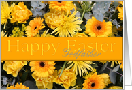 Godfather Yellow Happy Easter Flowers card