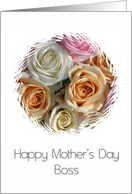 Boss Happy Mother’s Day Pastel Roses card