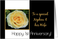  Wedding Anniversary Cards for Nephew  Wife from Greeting  