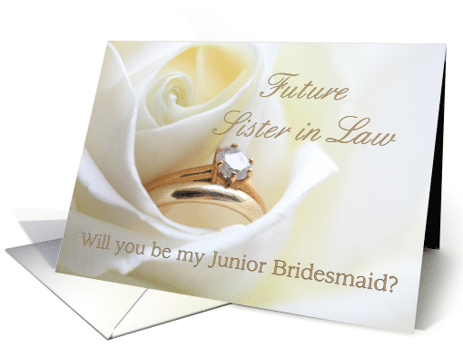 Future Sister in Law Be my Junior Bridesmaid Bridal Set in... (850356)