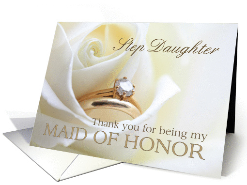 Step Daughter Thank you for being my Maid of Honor -... (851662)