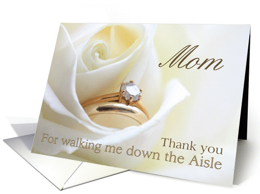 mom Thank you for walking me down the Aisle - Bridal set... (851706)