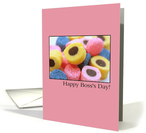 Boss's Day Liquorice Allsorts in Pink card (853186)