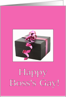 Boss’s Day Pink Gay Boss card