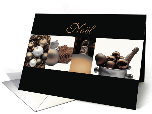 Nol sepia, black & white Winter collage card (867164)