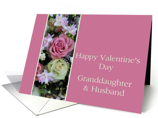 Granddaughter & Husband Happy Valentine's Day pink and... (892639)