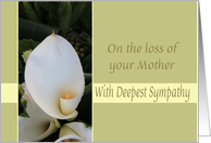 Loss of mother Arum...
