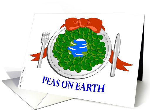 Peas On Earth card (527033)