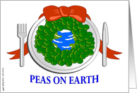 Peas On Earth card