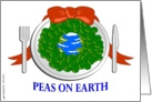 Peas On Earth card