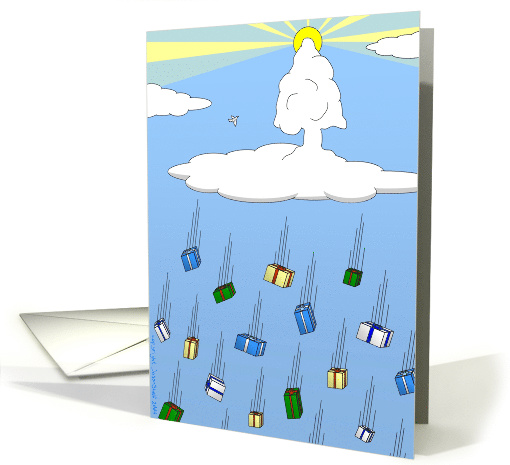 Cloudy with a Chance of Presents card (530354)