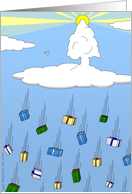 Cloudy with a Chance of Presents card