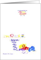 Sending you love like dishes done... card