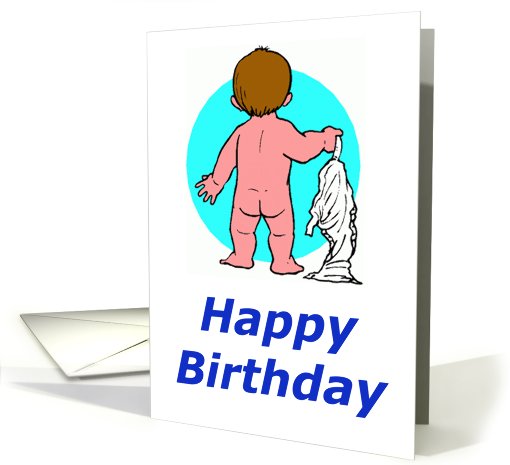 Nudist Birthday card (530189)