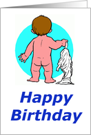 Nudist Birthday card